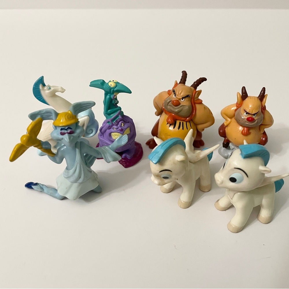 Vintage 1997 Disney Hercules PVC Figure Lot of 6 Phil Hermes Pegasus